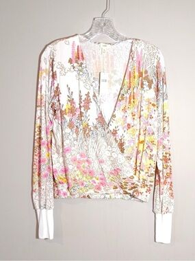 Anthropologie Callie Floral Top x Tiny multicolored M